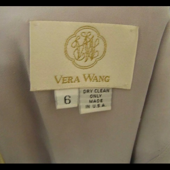 VERA WANG lavender gold lace formal dress. ๐ - Picture 4 of 6